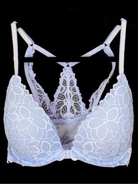 PINK Victoria’s Secret Lace Padded Underwire Bra